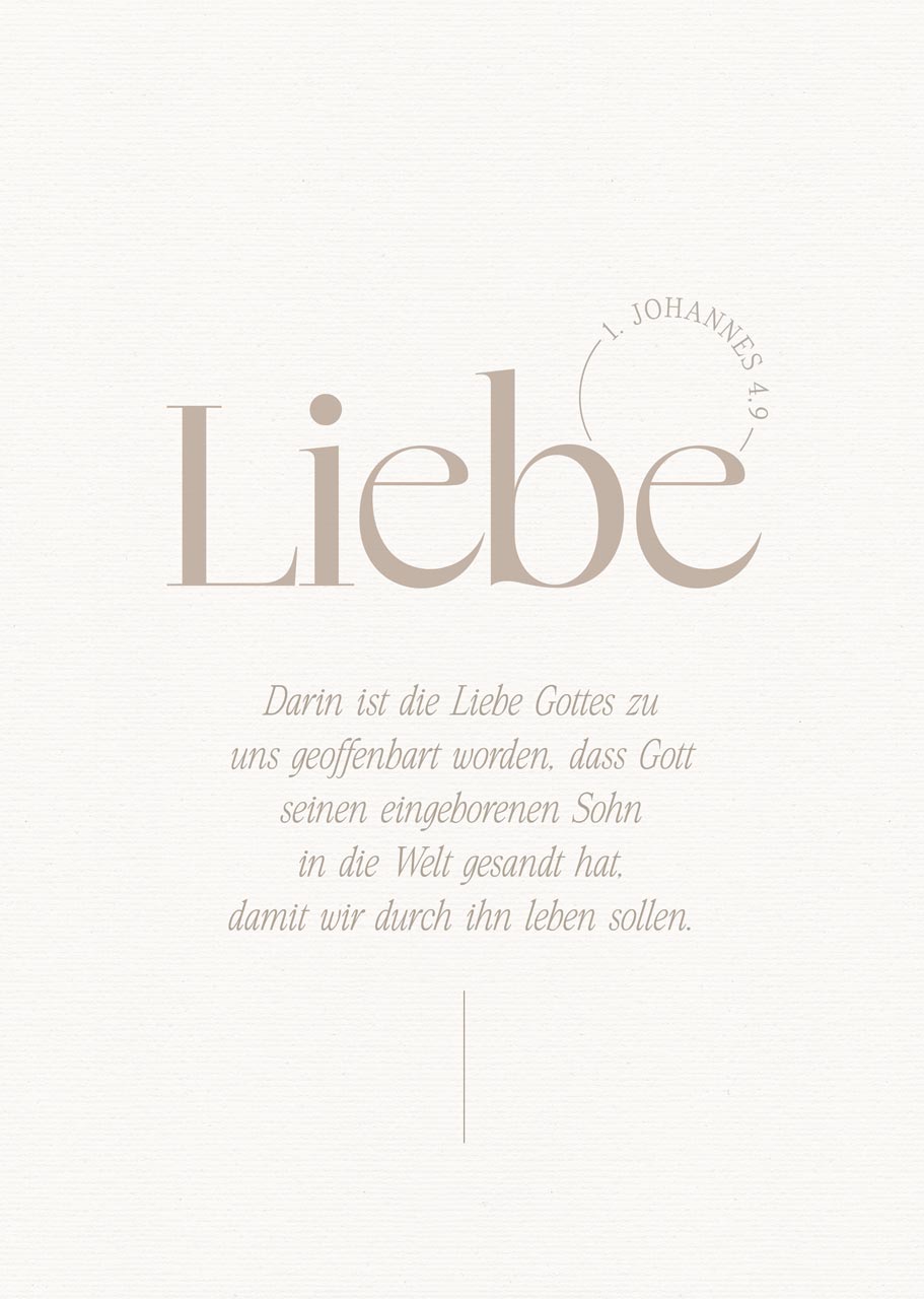 Poster A3 Liebe