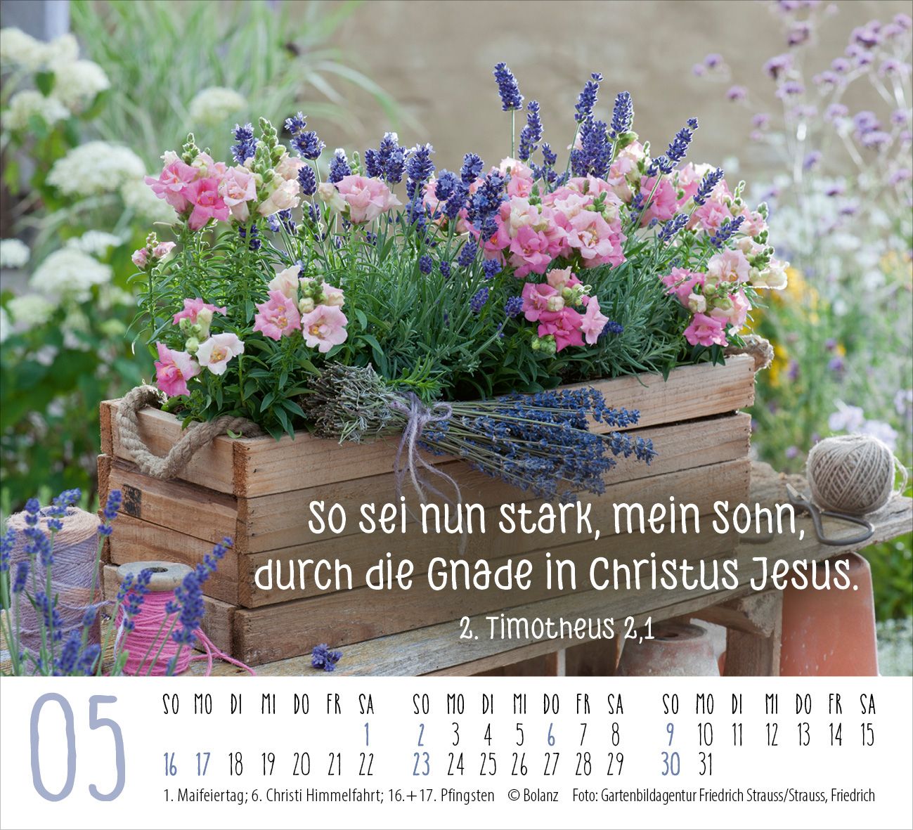 Aufstellkalender - Harmonien für die Seele 2027 Minikalender
