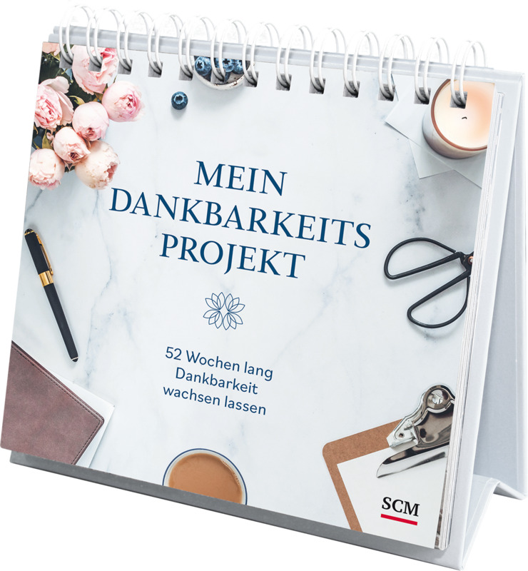 Aufstellbuch - Mein Dankbarkeitsprojekt - Blumen Blüten Aufstellbuch