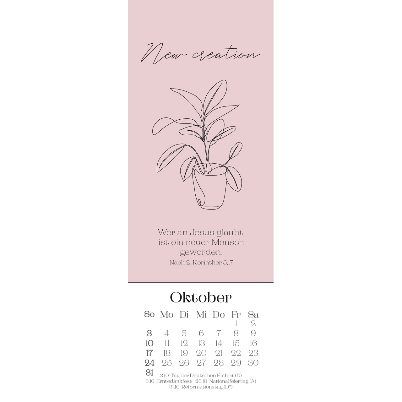 Lesezeichenkalender - Wonderfully designed 2027