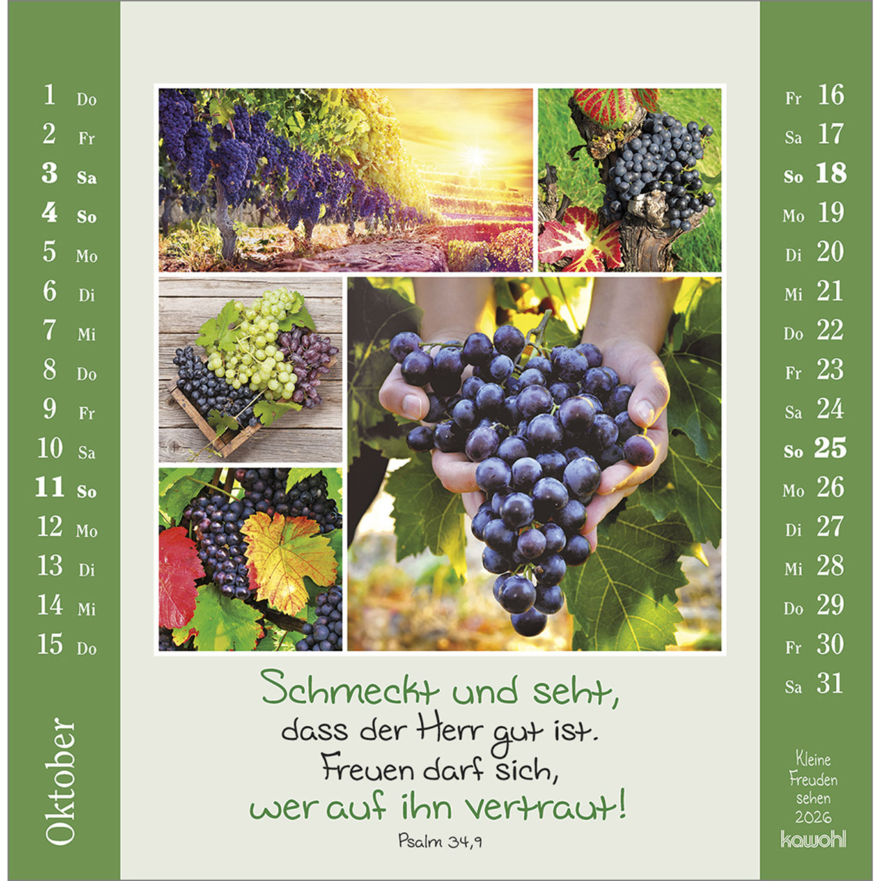 Postkartenkalender - Kleine Freuden sehen 2026