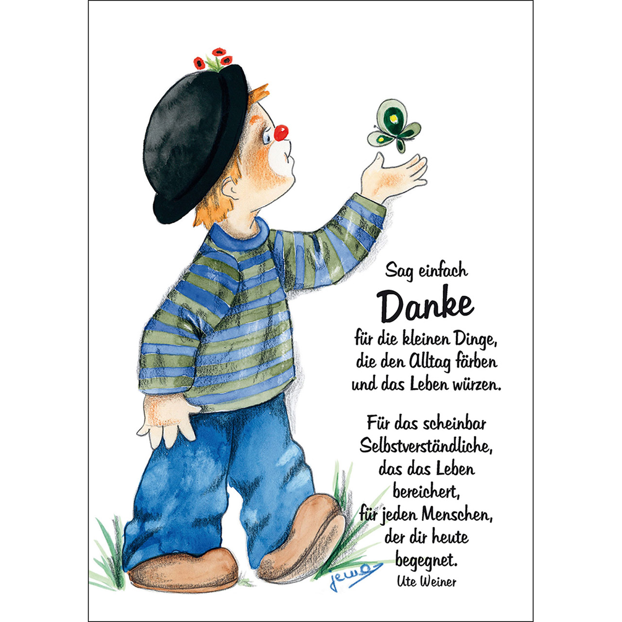 Sag einfach Danke