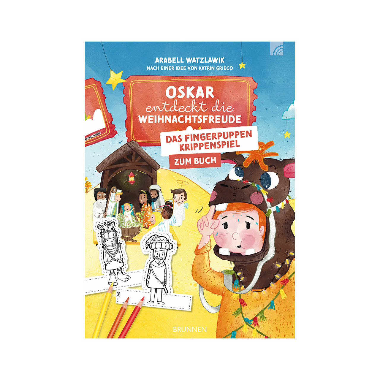 Oskar entdeckt die Weihnachtsfreude - Fingerpuppen-Krippenspiel