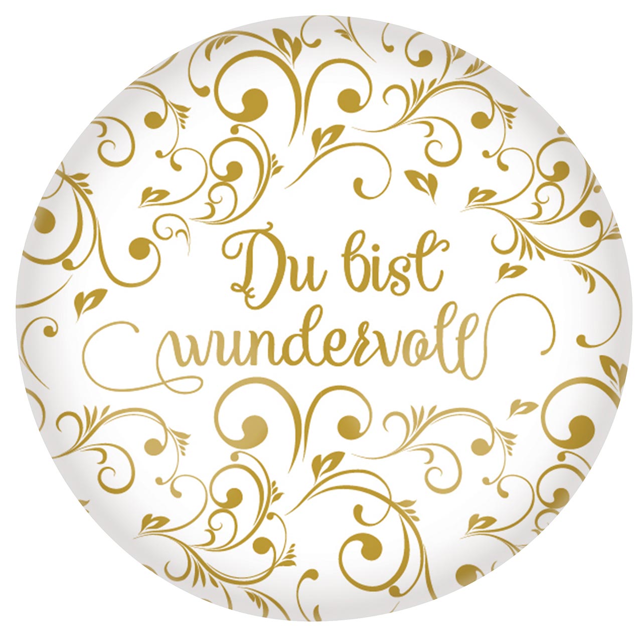 Magnet - Magnet-Set: Du bist wundervoll - Motiv: <b>Ranken-Muster</b>