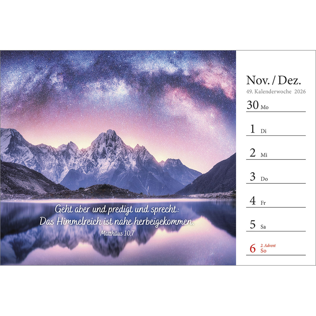Tischkalender - In deine Hand stell ich den Tag 2026