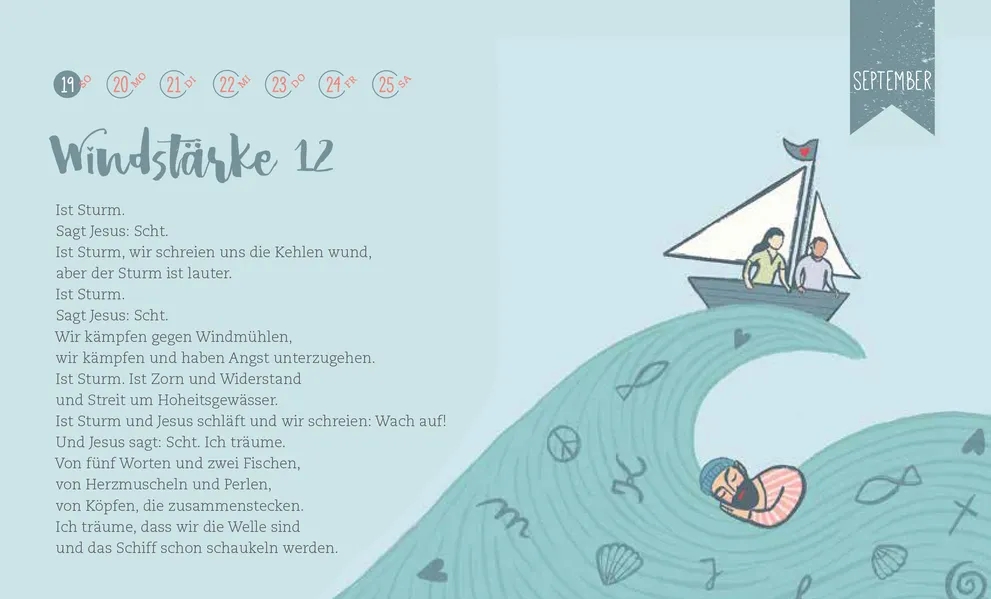 Aufstellkalender - Luft nach oben 2027