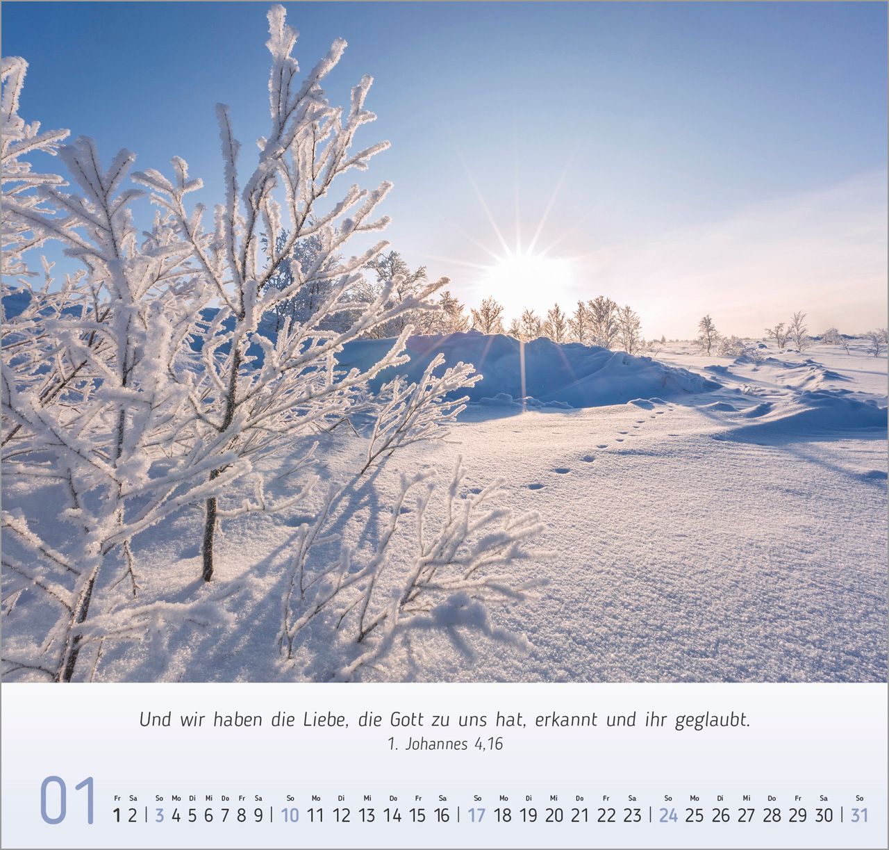 Wandkalender - Licht-Impressionen 2027 Wandkalender