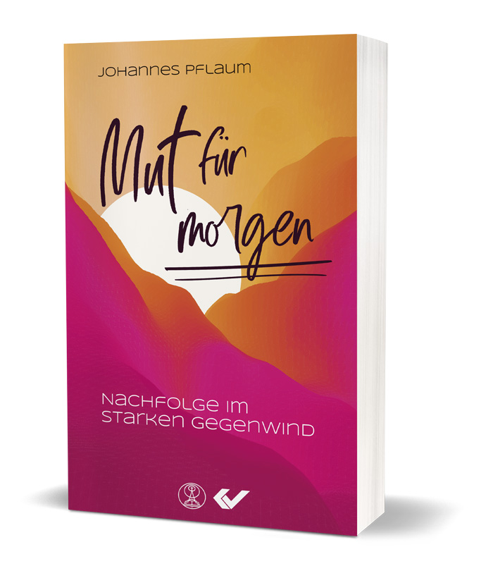 Buch - Mut für morgen - Buch Berge Sonne pink orange