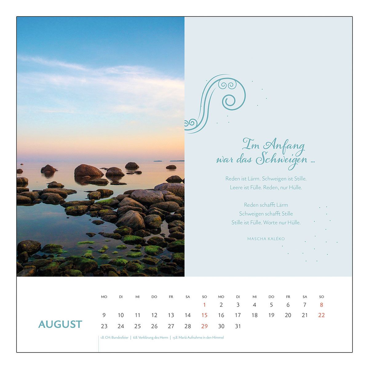 Postkartenkalender - Mascha Kaléko 2027