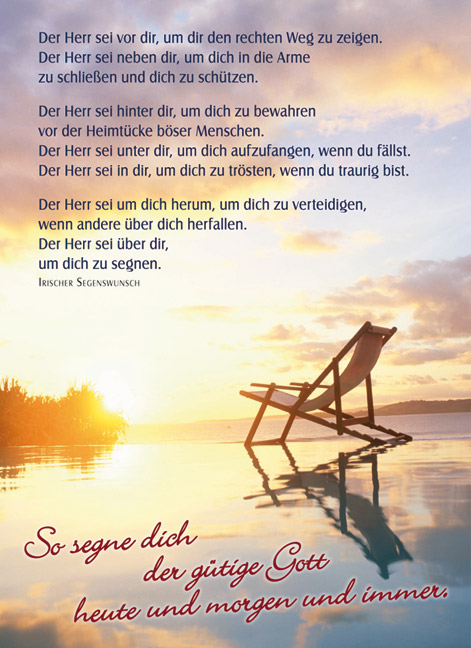 Der Herr sei vor dir
