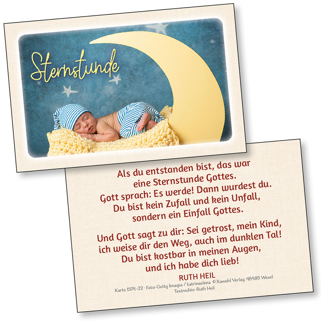 Karten-Box Kunststoff - Du bist einmalig und wertvoll - Rose Blüte Geschenk