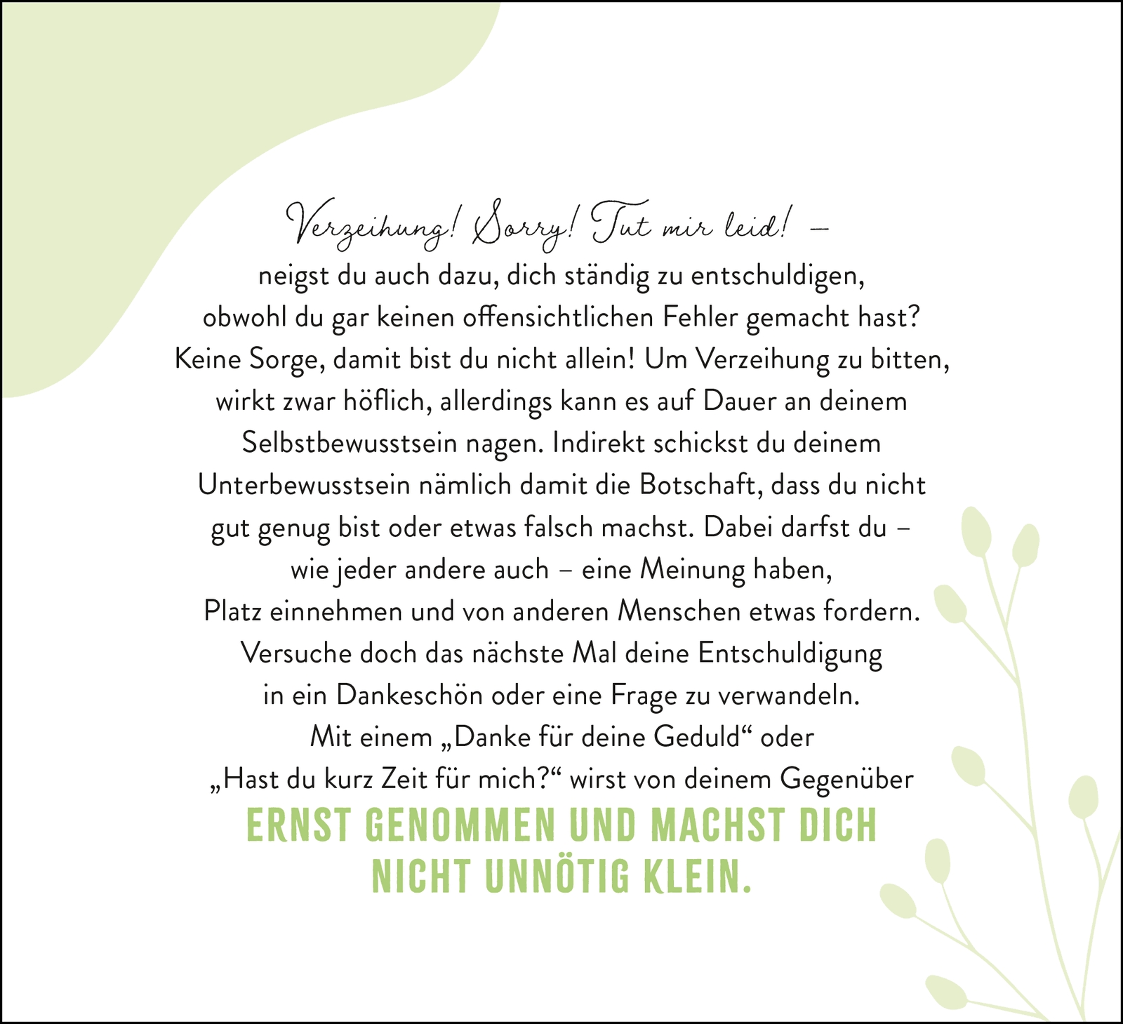 Aufstellkalender - Sei stark. Sei anders. Sei DU. 2027