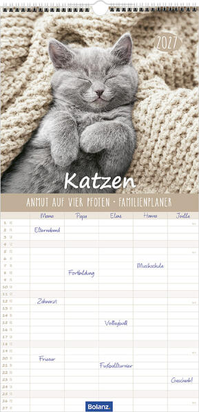 Terminkalender - Katzen 2027