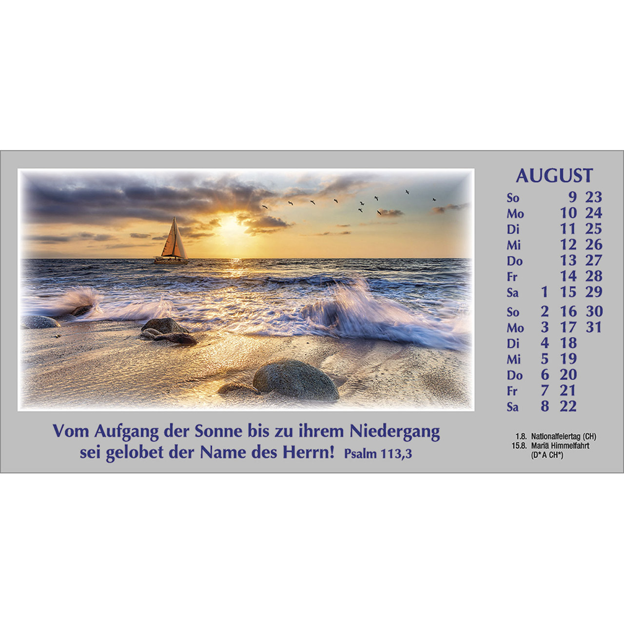 Autokalender - Wege zur Stille 2026