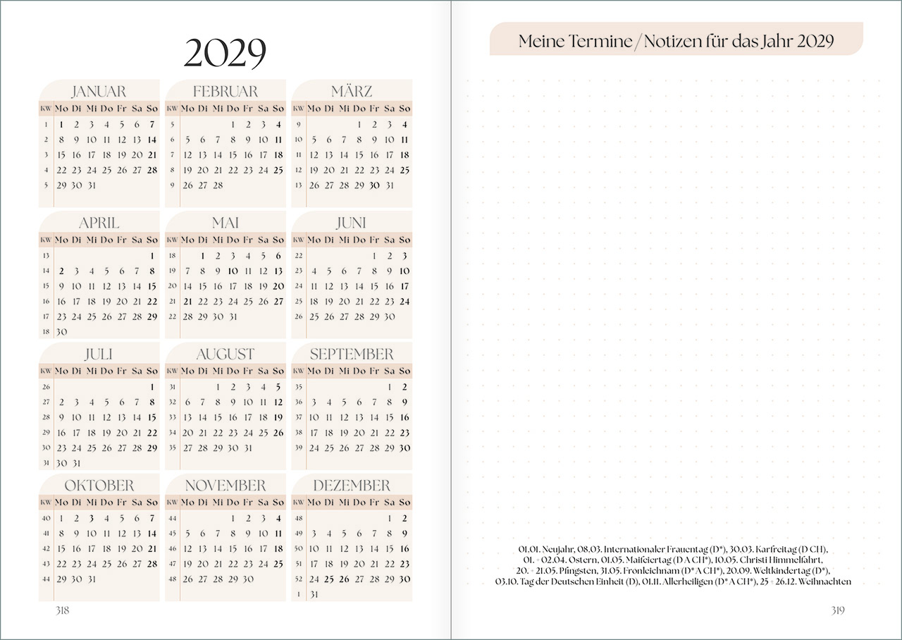 Buchkalender - Meine Ankerpunkte 2026 - Anker Kreis