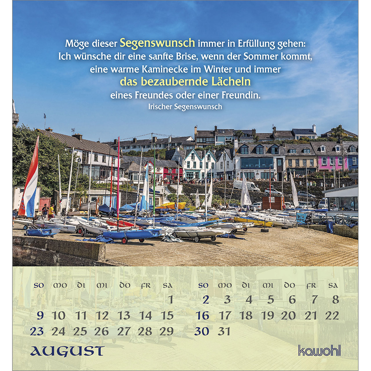 Tischkalender - Tiefen Frieden wünsche ich dir 2026