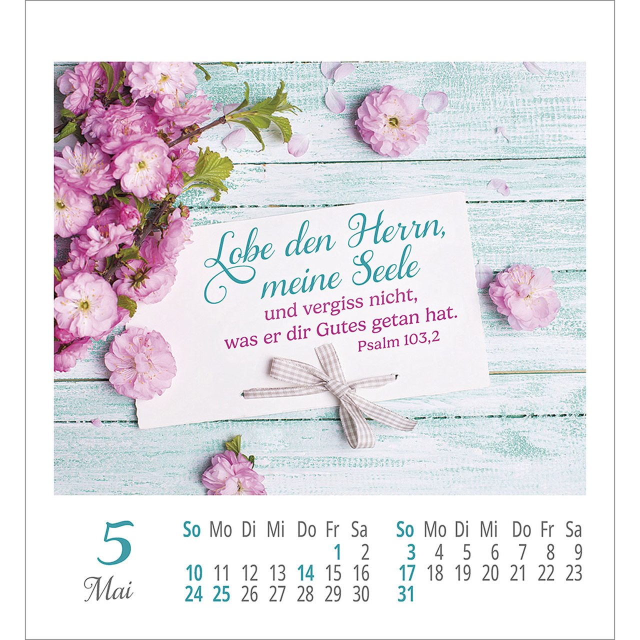 Aufkleberkalender - Lieblingsworte umgeben dich 2026