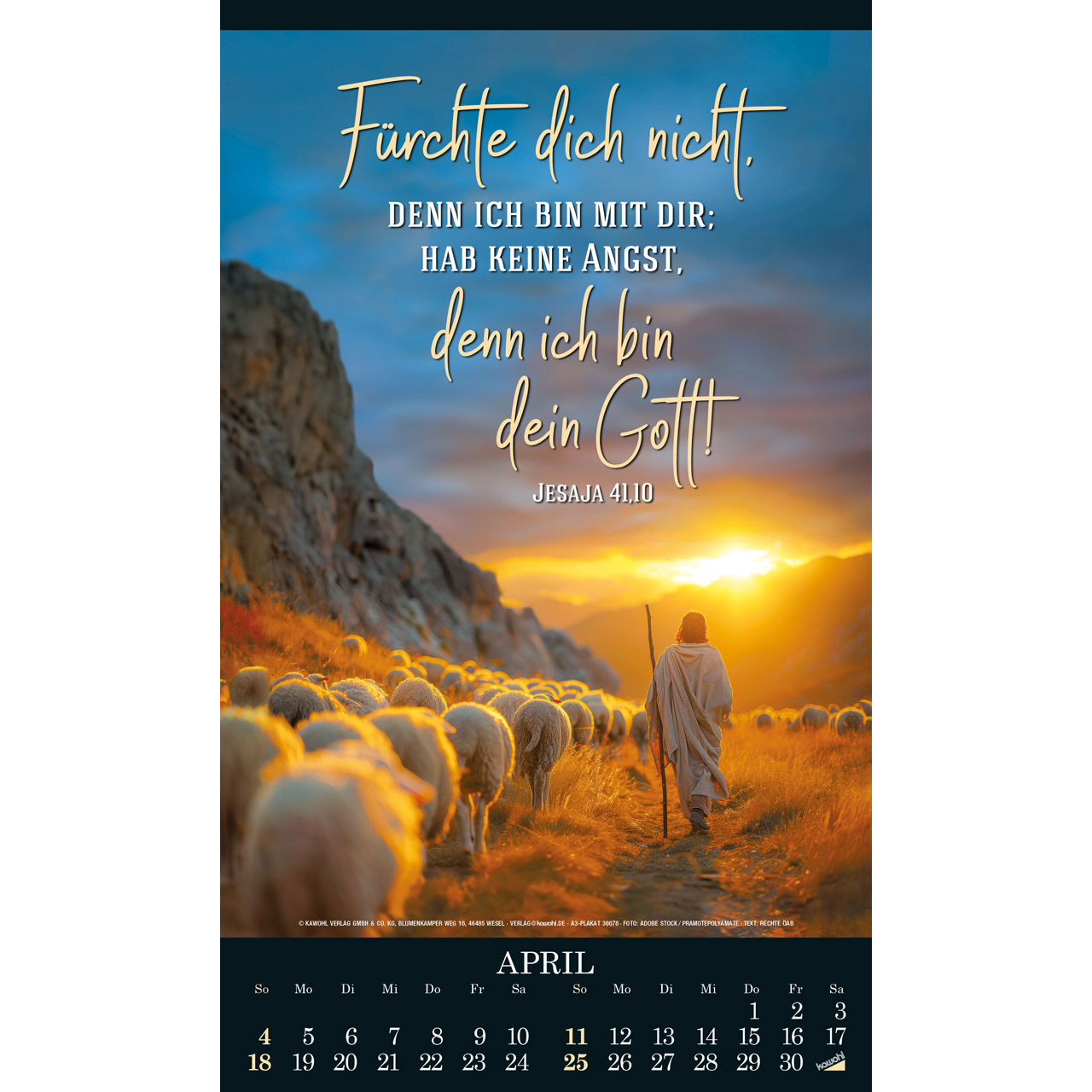 Posterkalender - Alles in uns schweige 2027