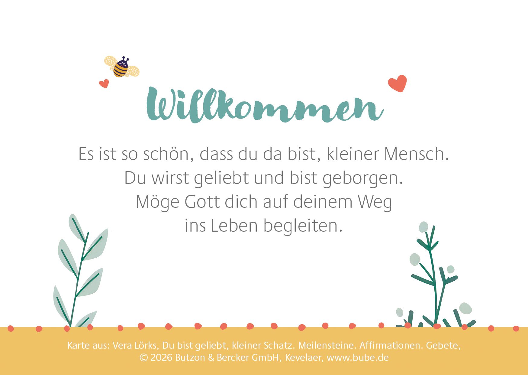 Karten-Box - Du bist geliebt, kleiner Schatz