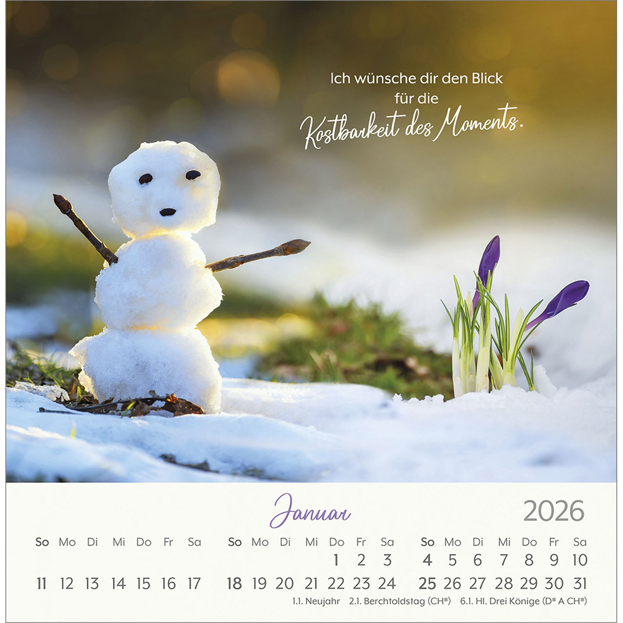 Postkartenkalender - Herzenswünsche 2026