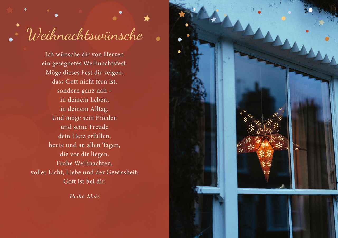 Grußheft - Segenspost zu Weihnachten