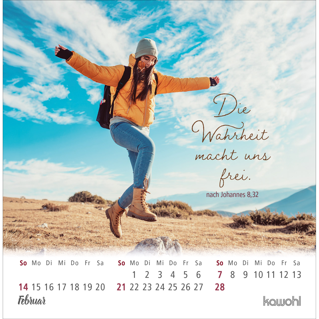 Postkartenkalender - Ankommen & leben 2027