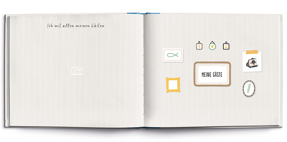 Gästebuch - Meine Konfirmation in einem Buch