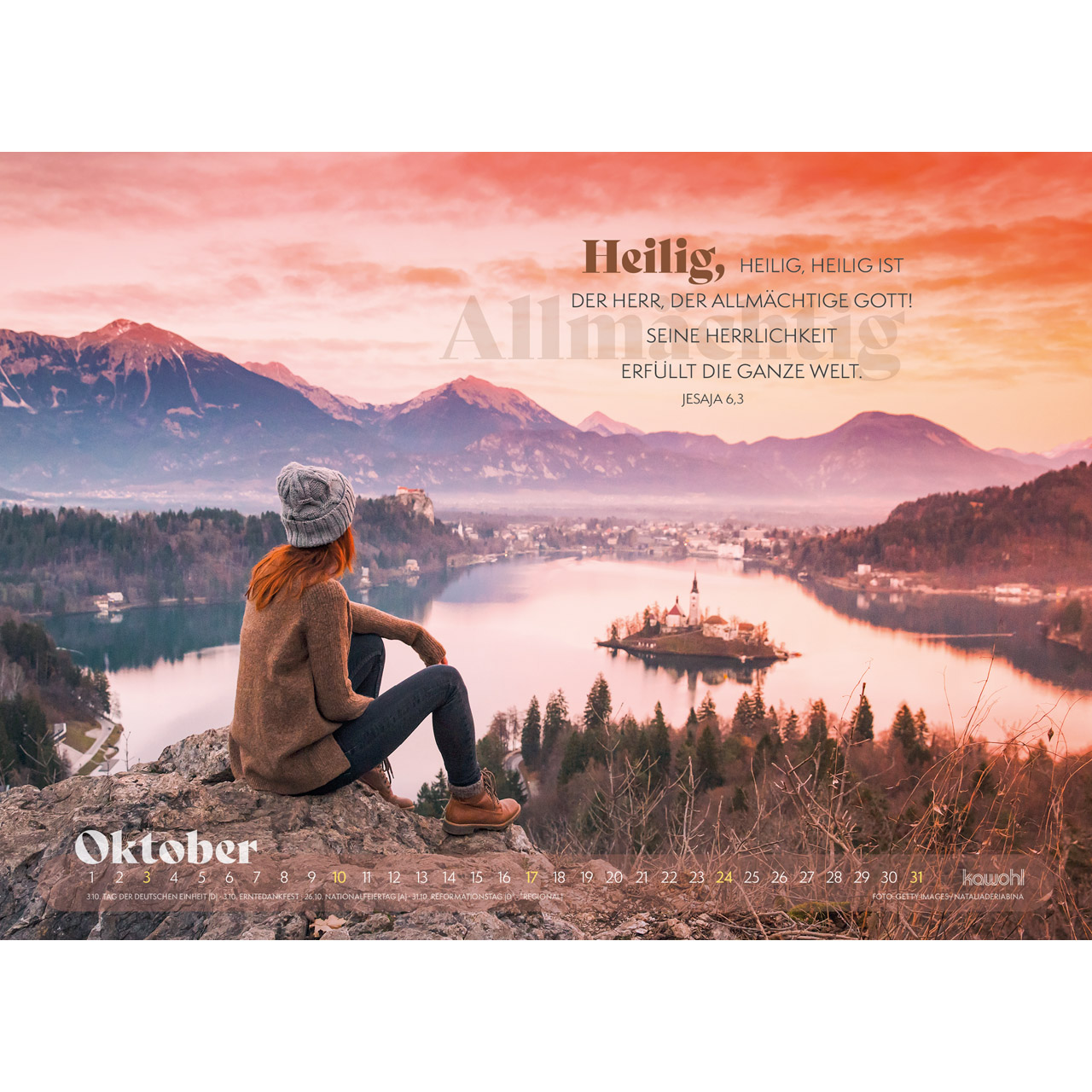 Wandkalender - Abenteuer - Unterwegs mit Gott 2027