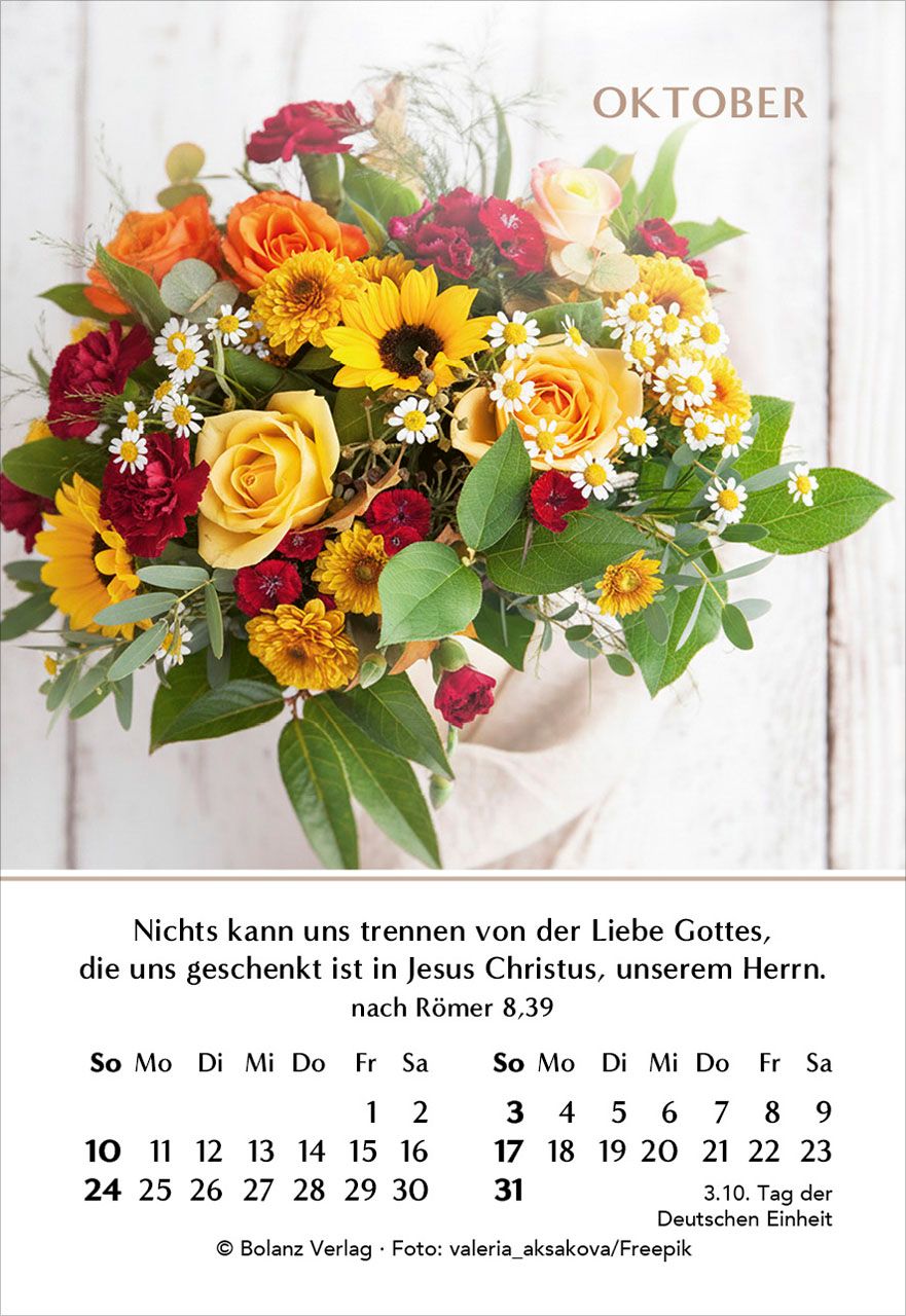 Aufstellkalender - Ein Jahr der Freude 2027