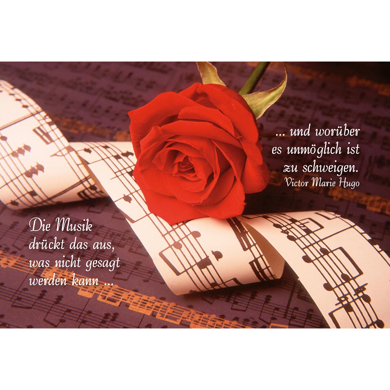 Mini-Karten-Buch - Mit Liebe und Herz - Herz