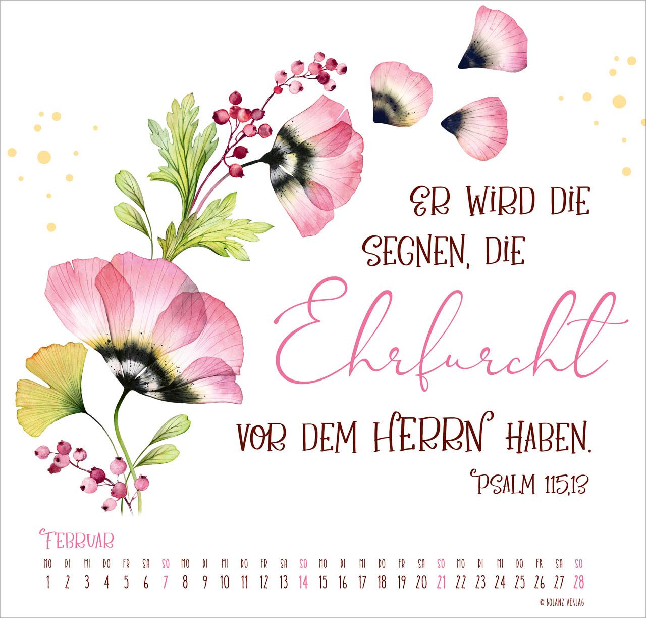 Posterkalender - Gesegnet Tag für Tag 2027