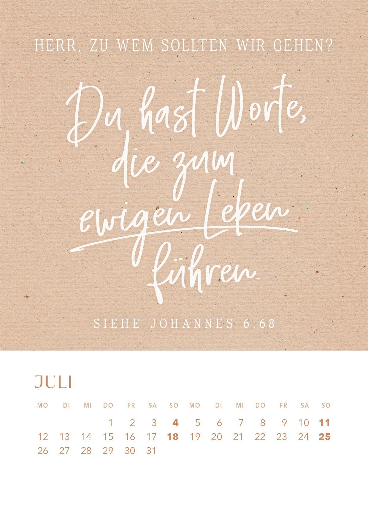 Tischkalender - Hoffnung für immer 2027