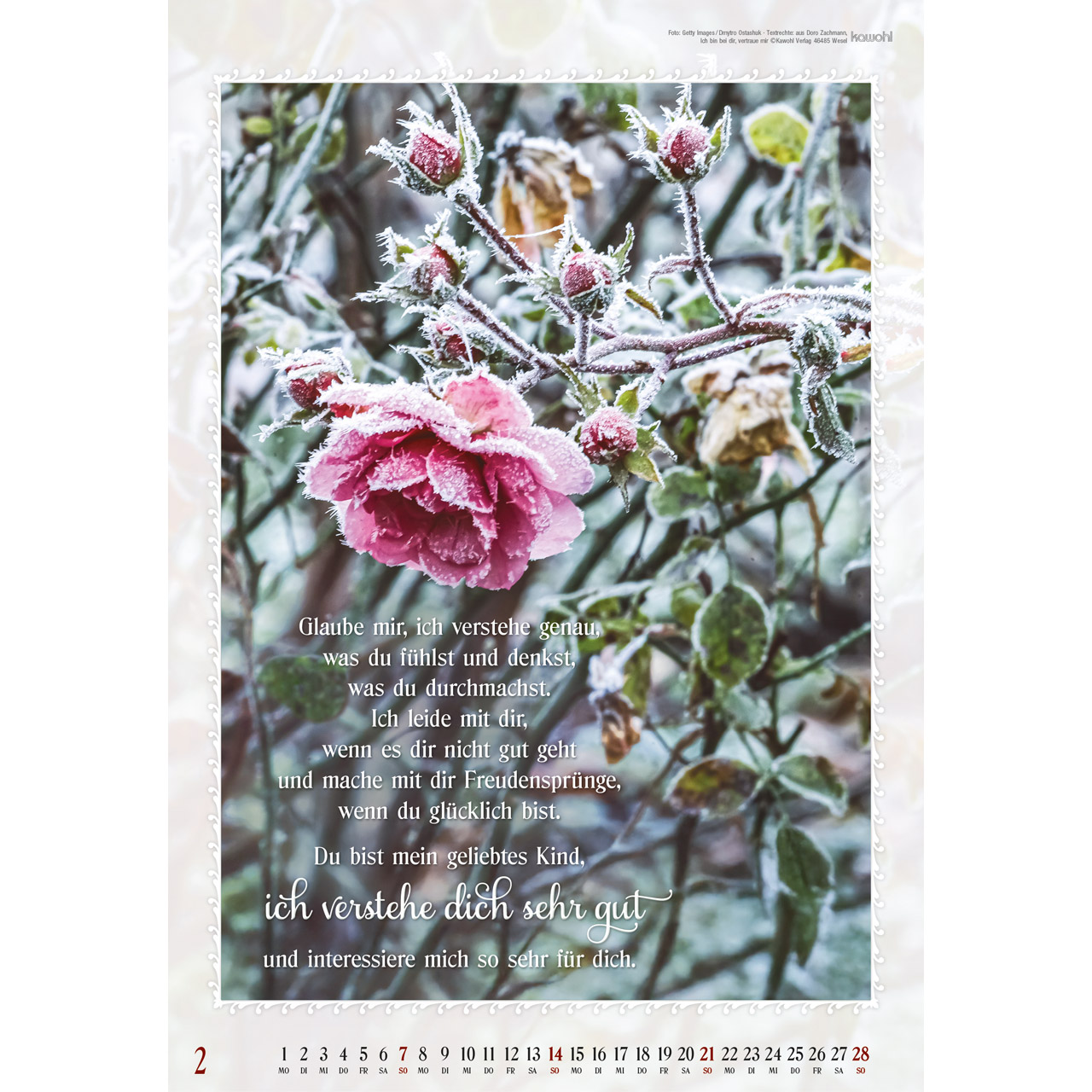 Wandkalender - Ich bin da, dir ganz nah 2027