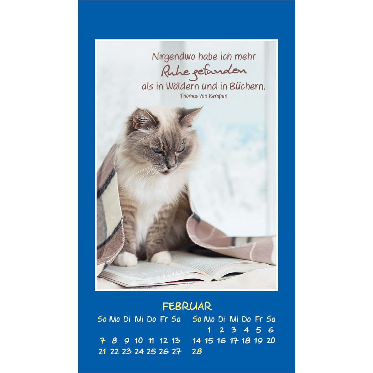 Aufkleberkalender - Mini Katzen-Tatzen 2027 - Katzen