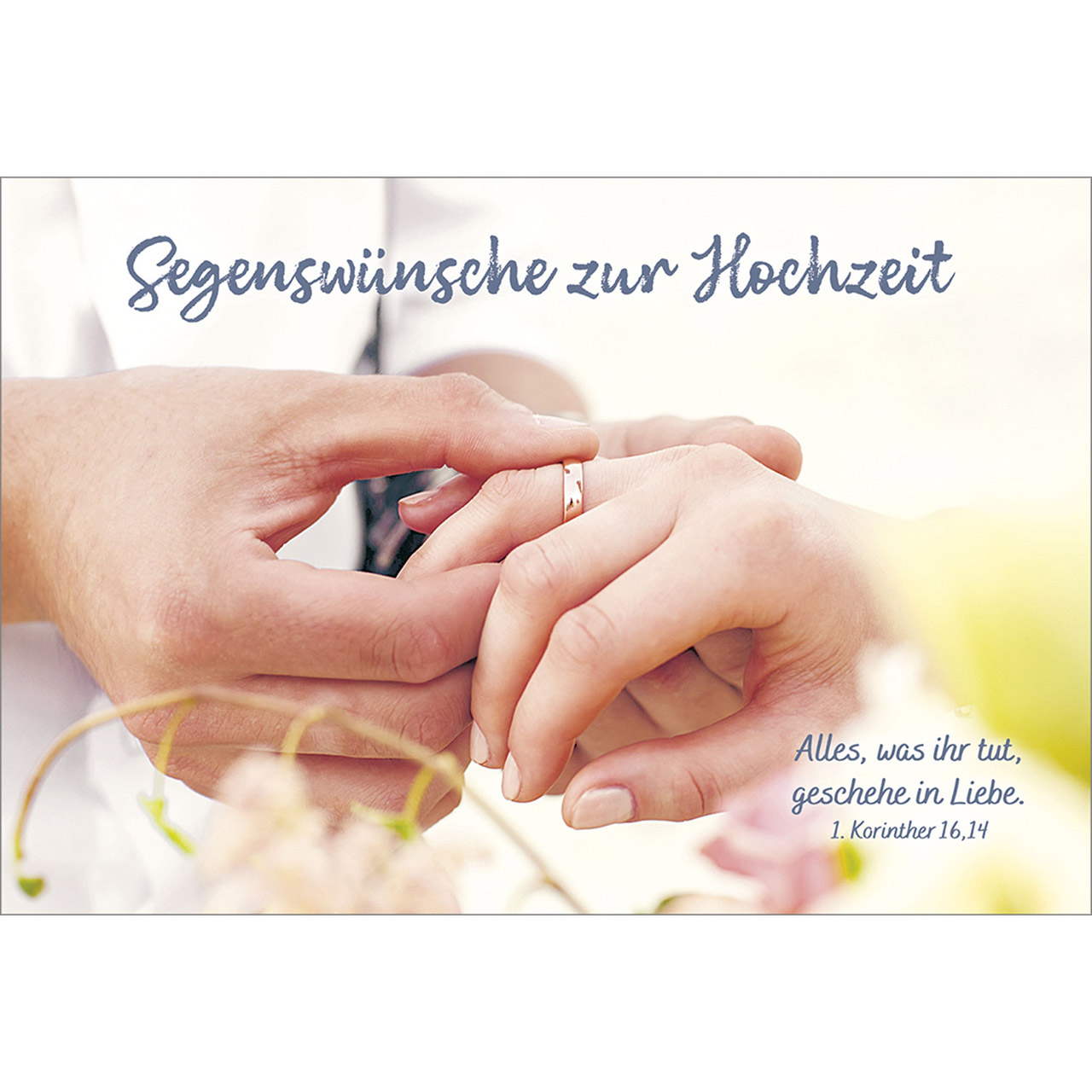 Segenswünsche zur Hochzeit
