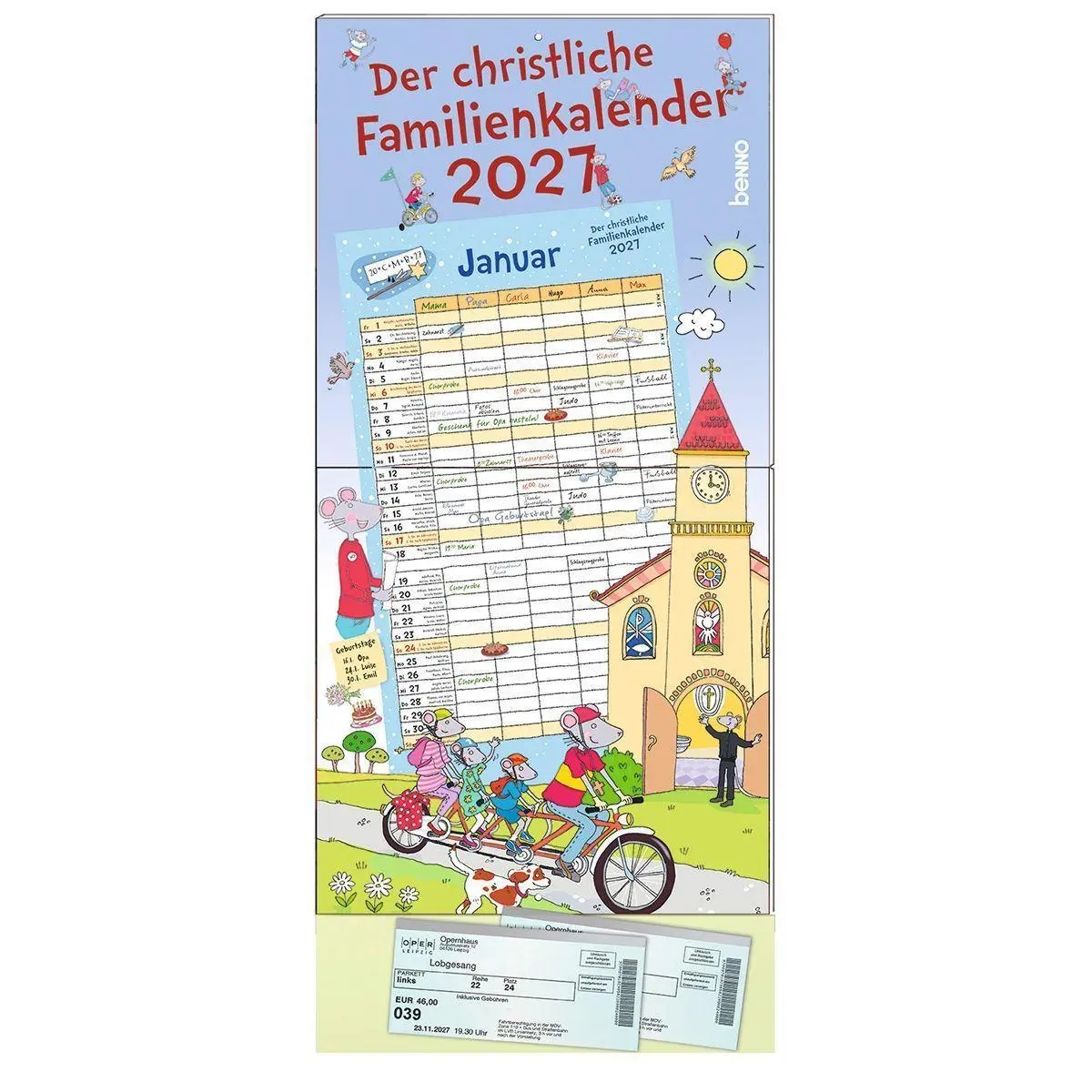 Terminkalender - Der christliche Familienkalender 2027