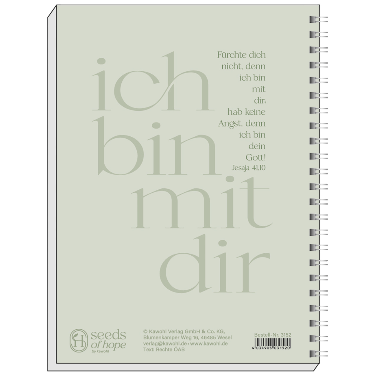 Notizbuch - ich bin mit dir