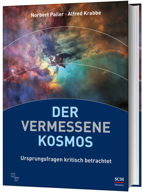 Buch - Der vermessene Kosmos - Buch buntes Muster Wirbel