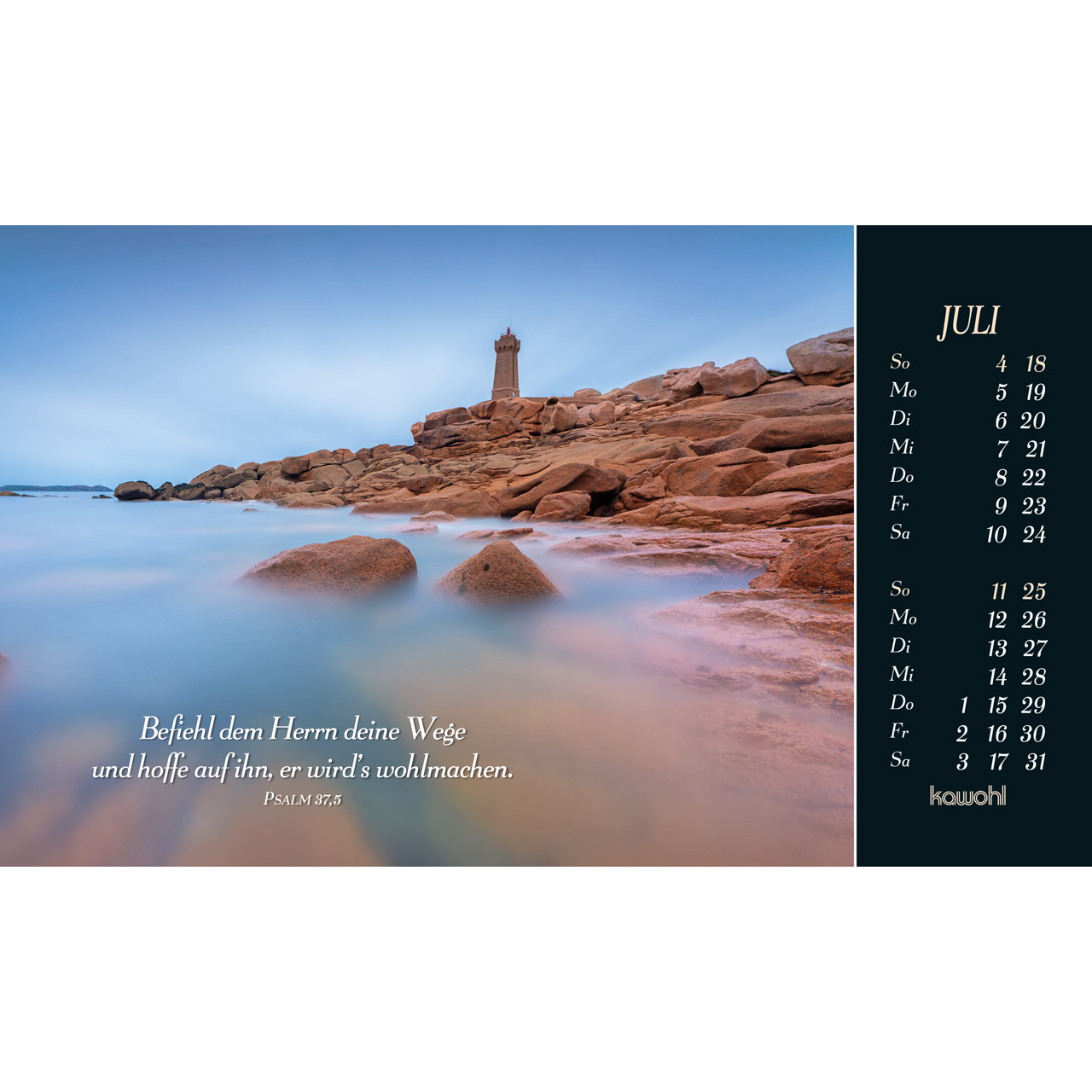 Postkartenkalender - Sehnsucht nach Unendlichkeit 2027