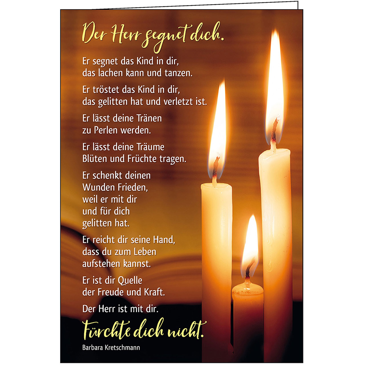 Der Herr segnet dich