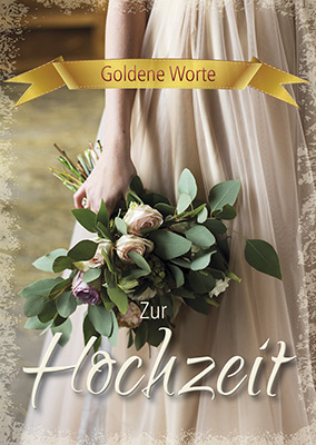 Goldene Worte - Zur Hochzeit