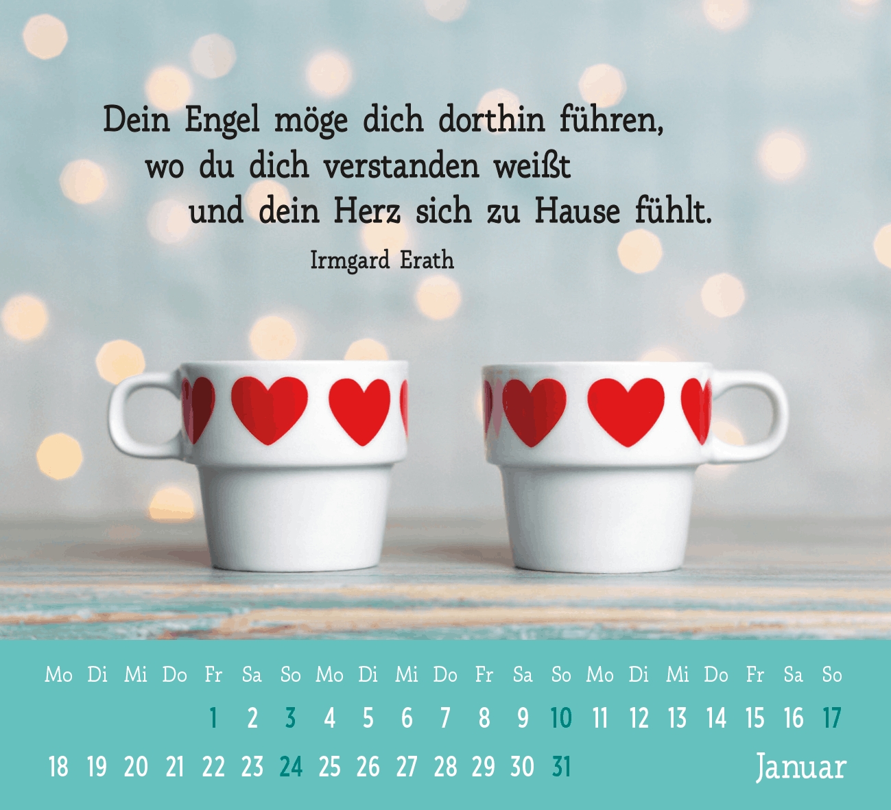 Aufstellkalender - Der kleine Schutzengelkalender 2027