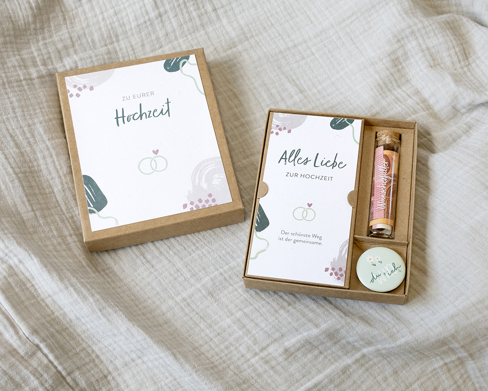 Geschenkverpackung - Geldgeschenk-Set Zu eurer Hochzeit