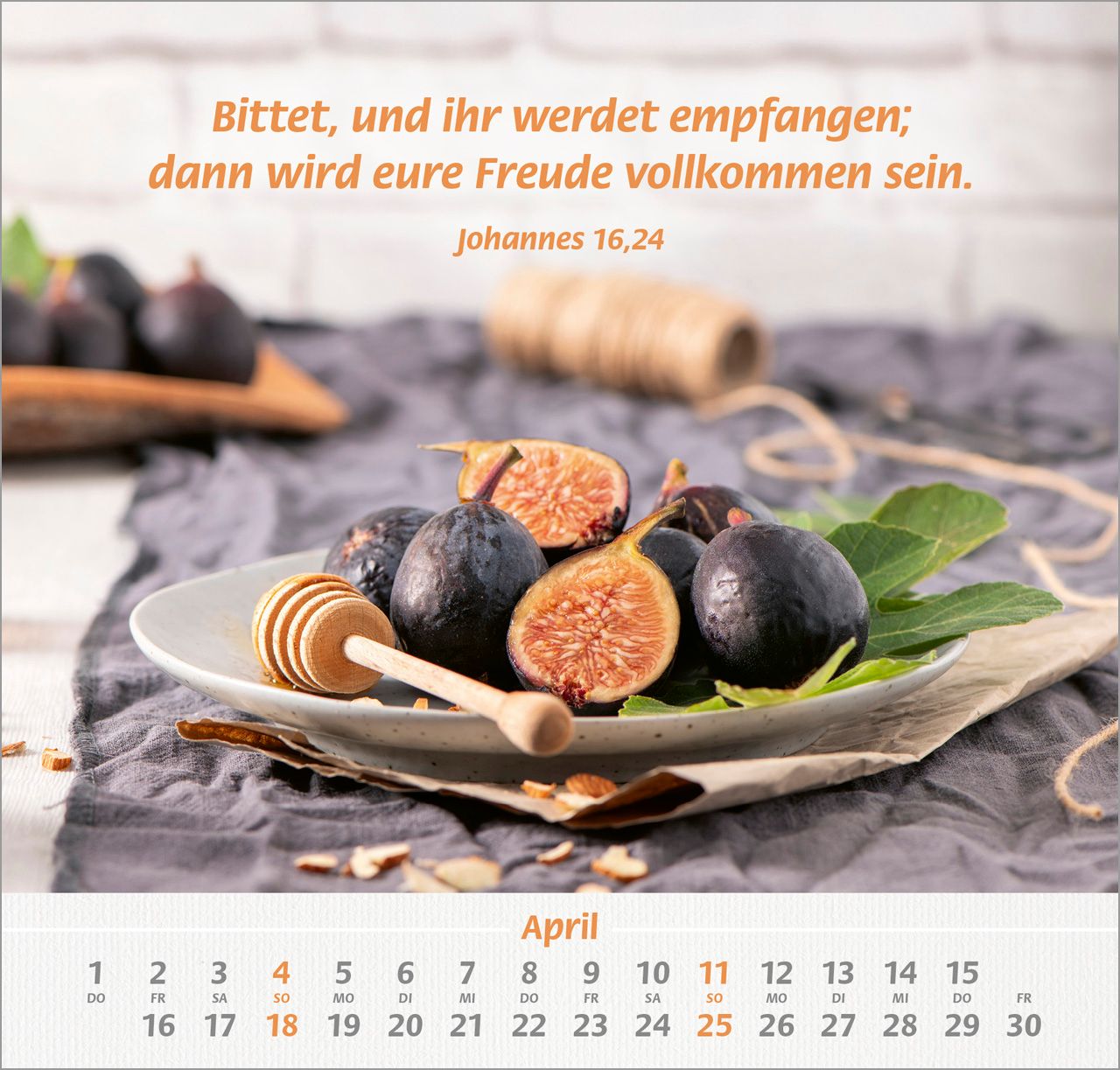 Wandkalender - Denn du bist bei mir 2027 Wandkalender