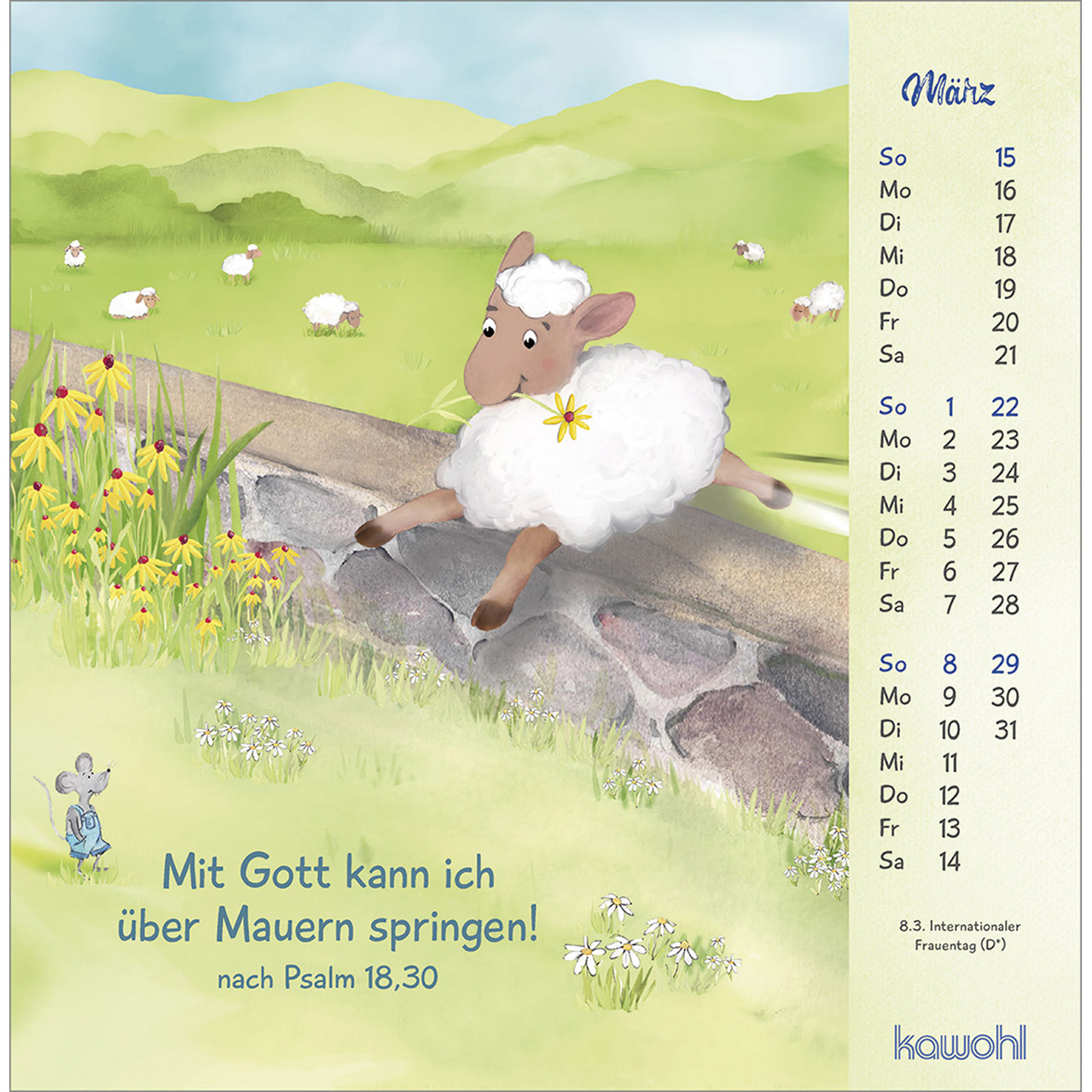 Postkartenkalender - Freu dich mit uns! 2026