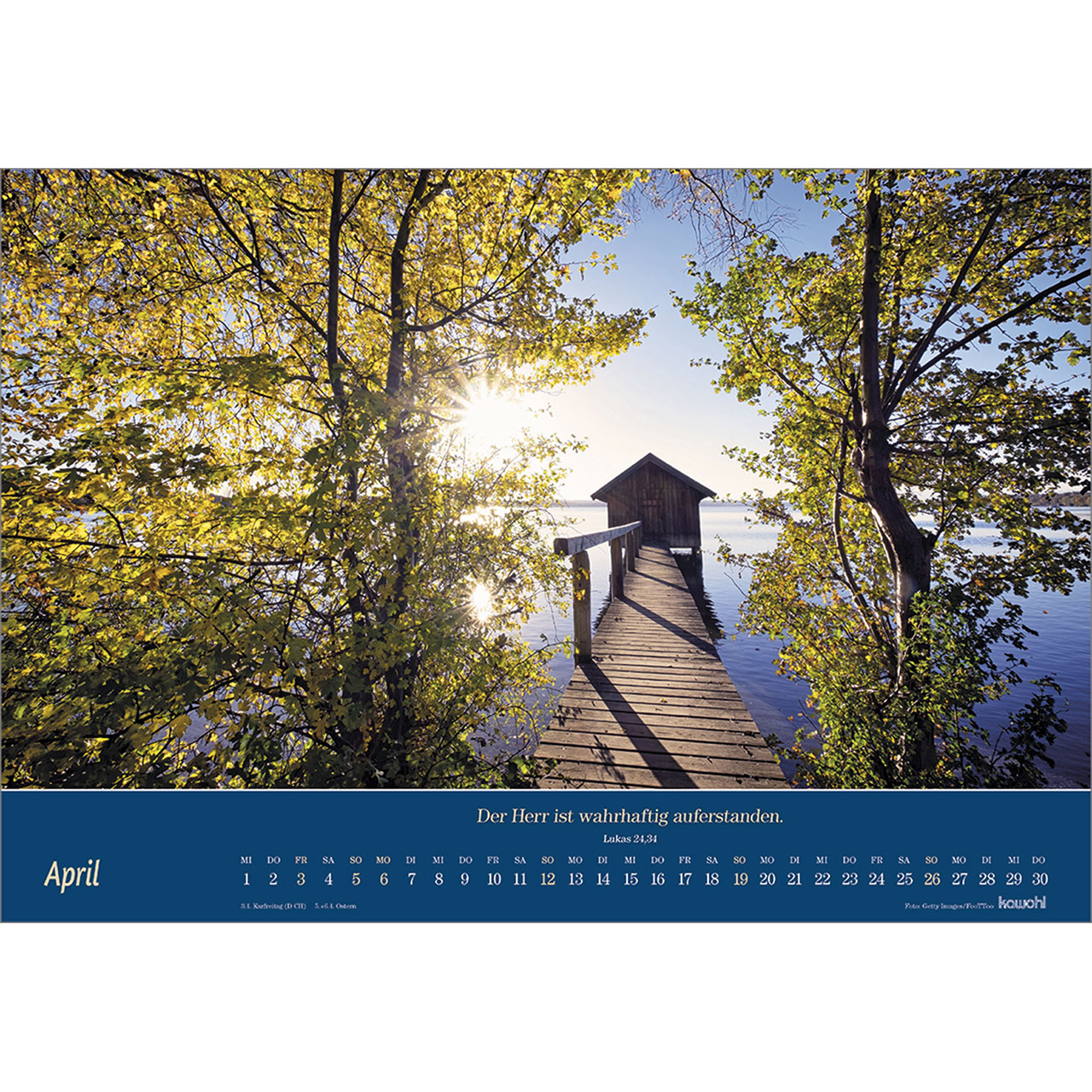 Wandkalender - Atemholen 2026