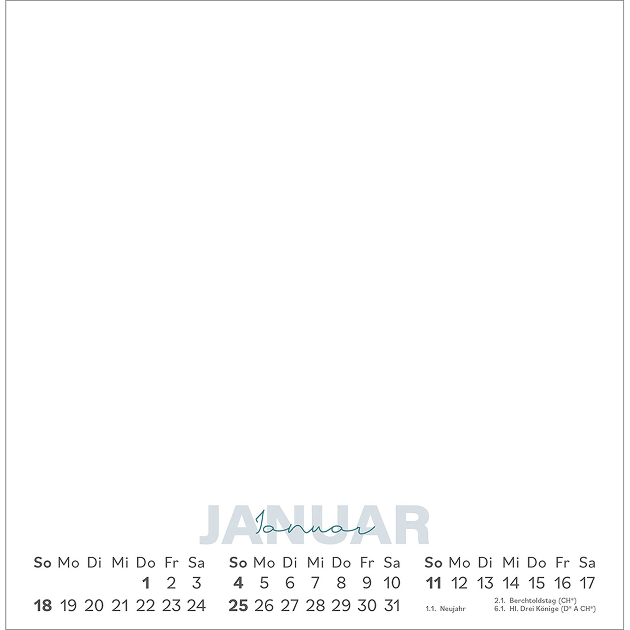 Tischkalender - Einblicke 2026