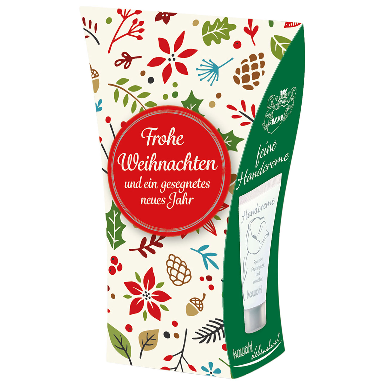 Frohe Weihnachten und ein gesegnetes neues Jahr Handcreme - Frohe Weihnachten und ein gesegnetes neues Jahr - Grafik Streudruck