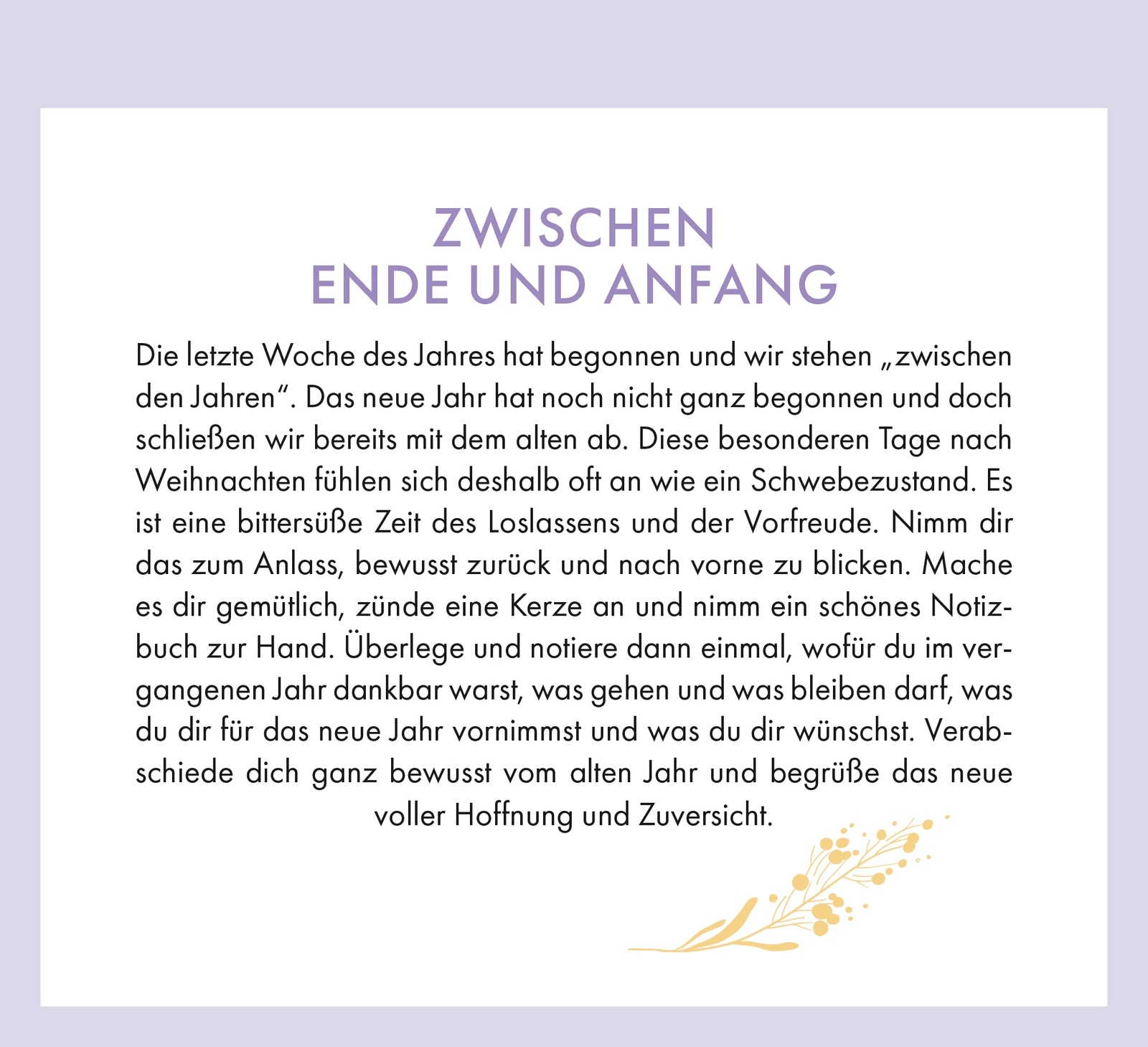 Aufstellkalender - Kleine Atempausen für dich 2027