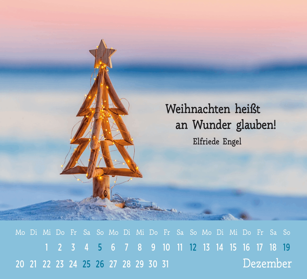Aufstellkalender - Der kleine Schutzengelkalender 2027